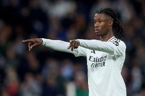 TA：卡马文加因伤将缺席本轮西甲，贝林厄姆、恩德里克同样缺战