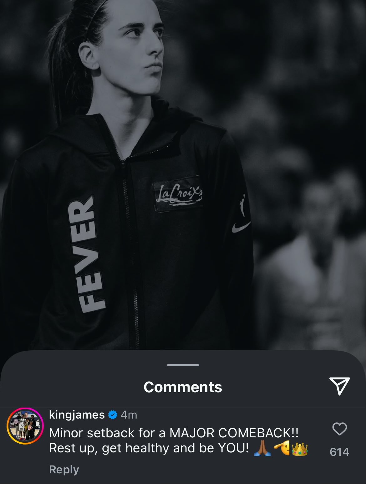 詹姆斯为克拉克送上祝福：一次小小的挫折，是为了强势回归